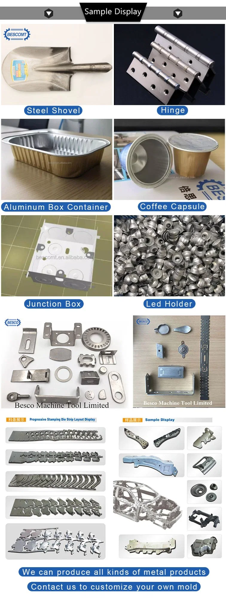 OEM High Precision Progressive Punching Deep Drawing Mould Sheet Metal Mold Stamping Die